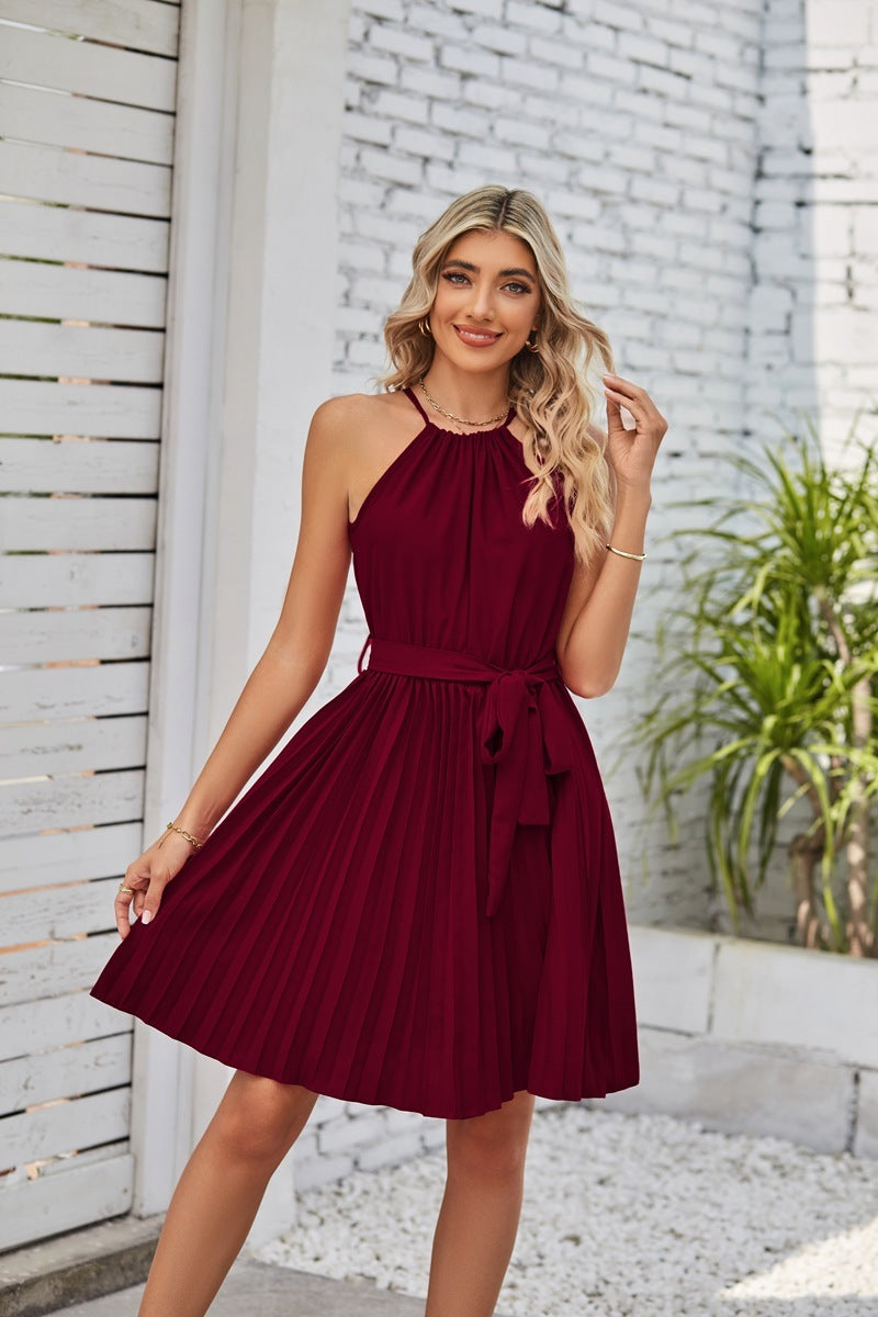 Robe d’Été – Sans Bretelles & Pleins Rayons