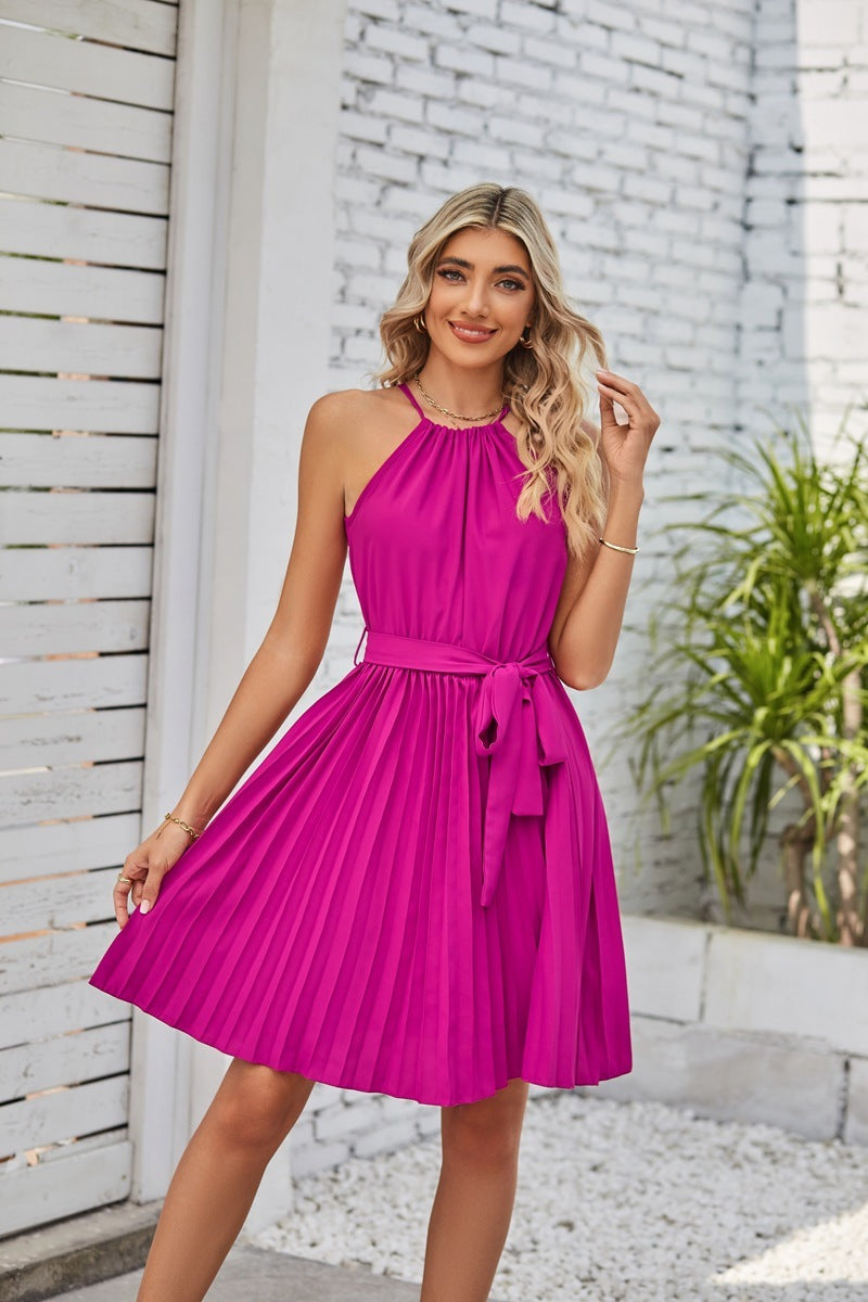 Robe d’Été – Sans Bretelles & Pleins Rayons