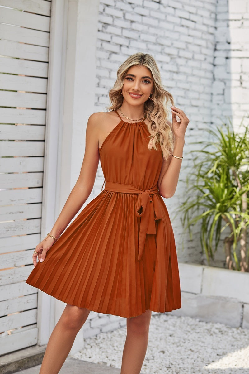 Robe d’Été – Sans Bretelles & Pleins Rayons