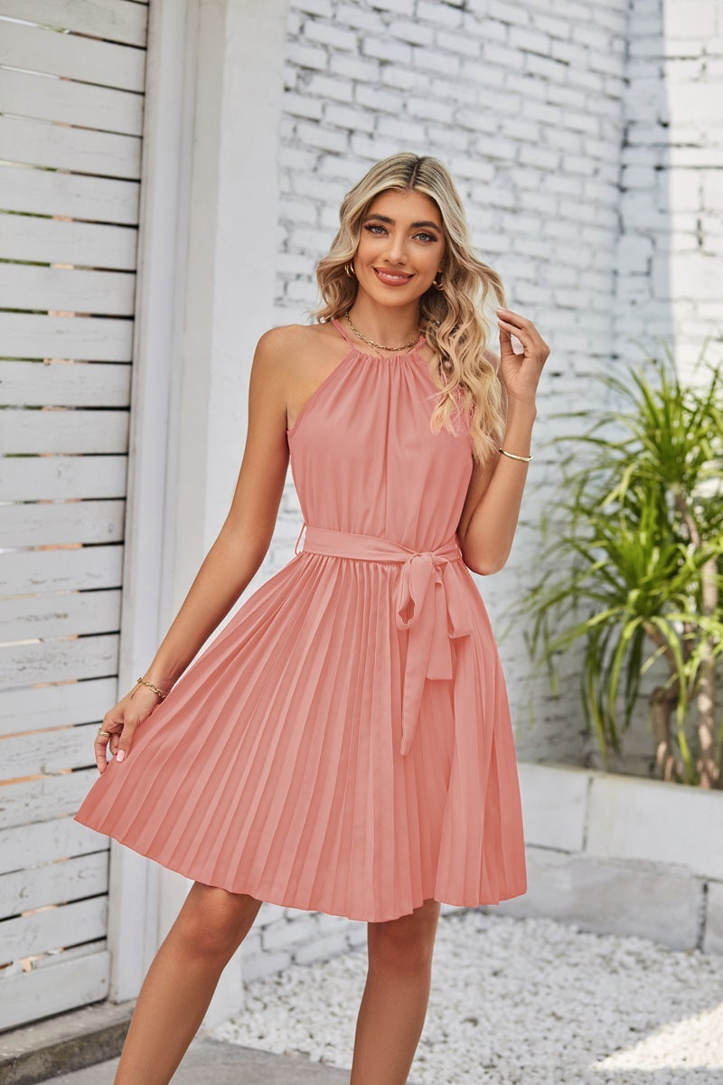 Robe d’Été – Sans Bretelles & Pleins Rayons