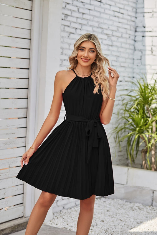 Robe d’Été – Sans Bretelles & Pleins Rayons